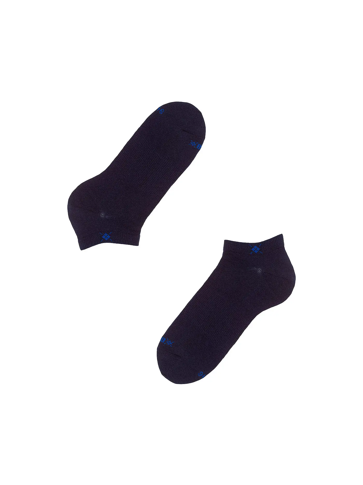 BURLINGTON | Herren Sneaker Socken EVERYDAY 2-er Pkg. 40-46 marine | blau
